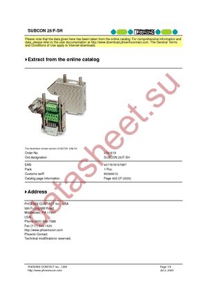 2761619 datasheet  